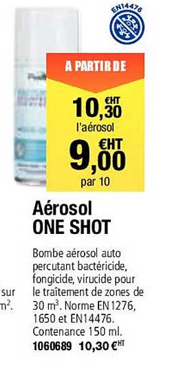 Aérosol One Shot