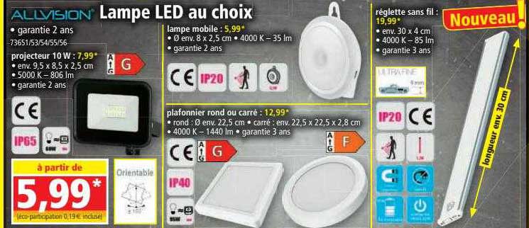 Allvision Lampe Led Au Choix