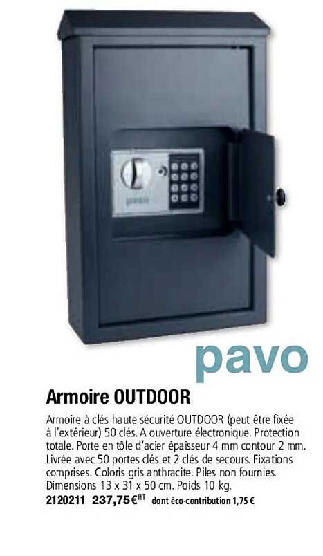 armoire outdoor pavo