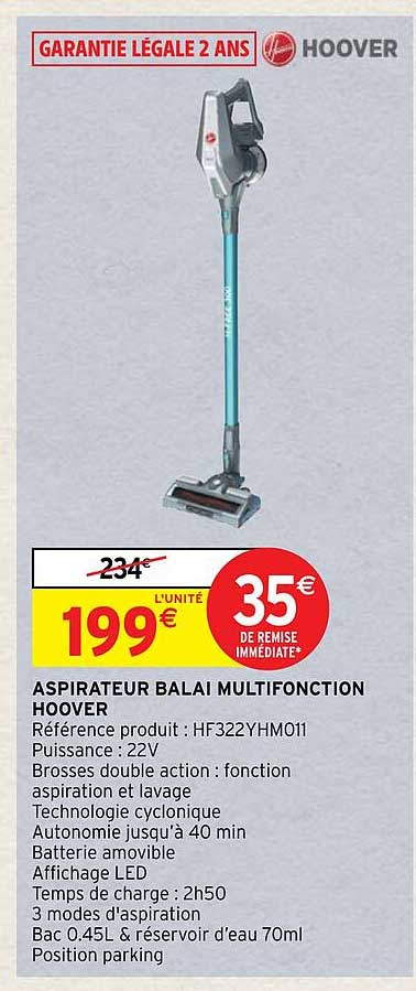 Aspirateur Balai Multifonction Hoover