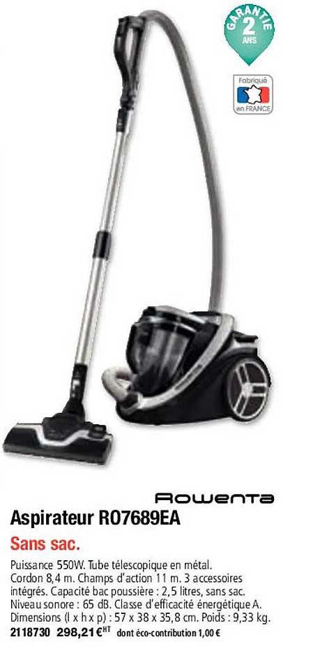 Aspirateur R07689ea Rowenta