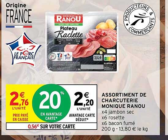 assortiment de charcuterie monique ranou