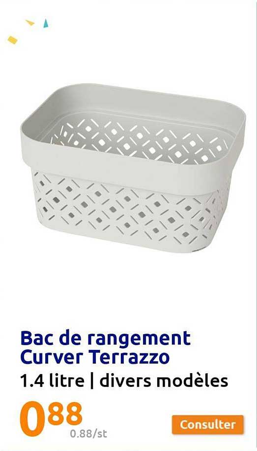 bac de rangement curver terrazzo