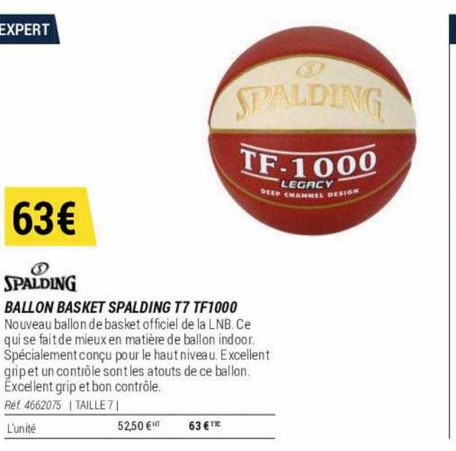 ballon basket spalding t7 tf1000