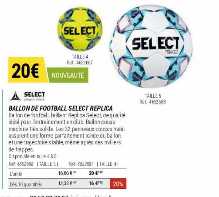 ballon de football select replica select