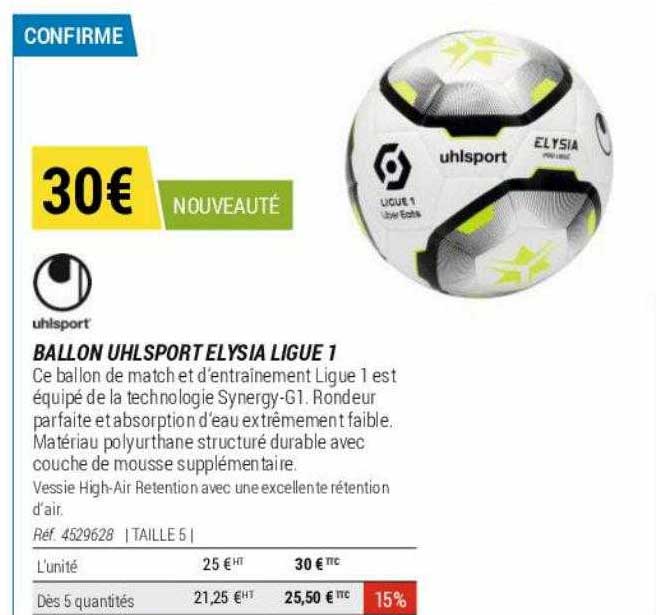 ballon uhlsport elysia ligue 1