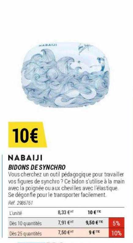 Bidons De Synchro Nabaiji