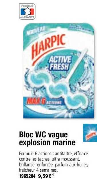 bloc wc vague explosion marine harpic
