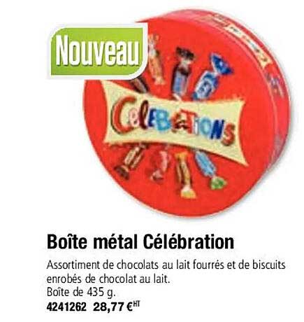 Boîte Métal Célébration