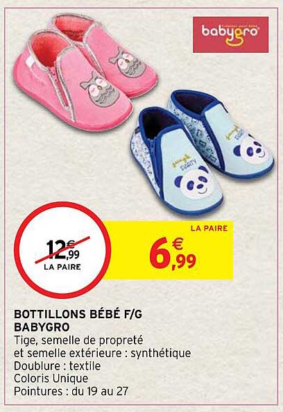 Botillons Bébé F-g Babygro