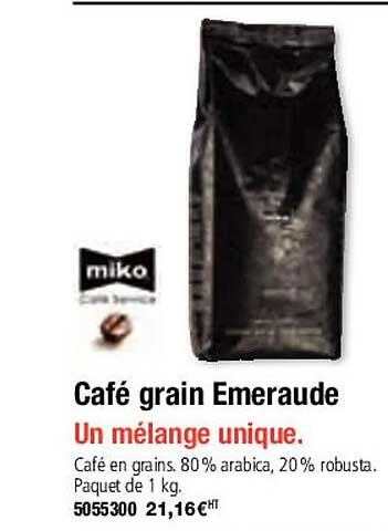 café grain emeraude miko