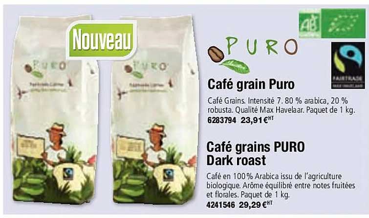 café grains puro dark roast, café grain puro