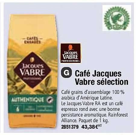 café jacques vabre sélection