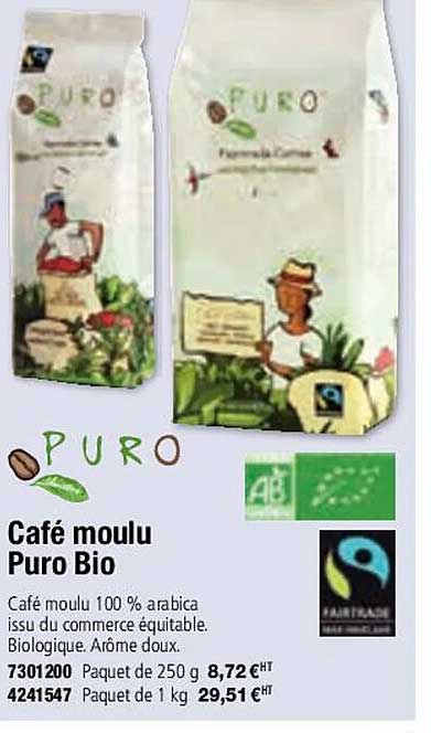 café moulu puro bio