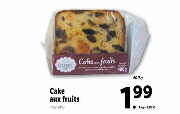 Cake Aux Fruits