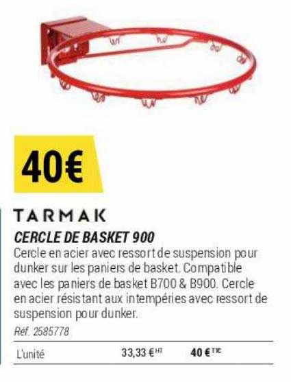 cercle de basket 900 tarmak