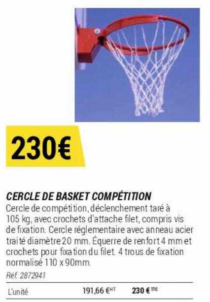 cercle de basket compétition