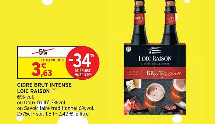 cidre brut intense loïc raison