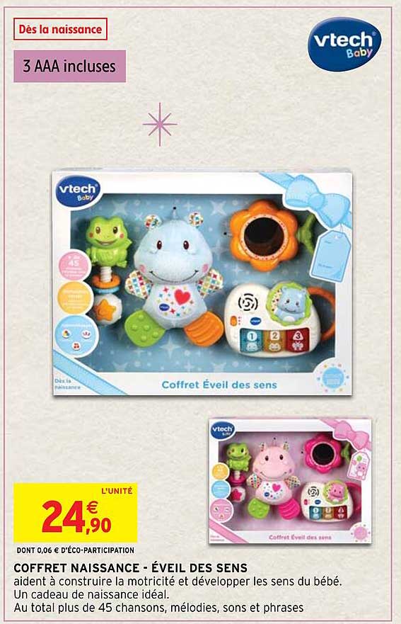 coffret naissance - éveil des sens vtech