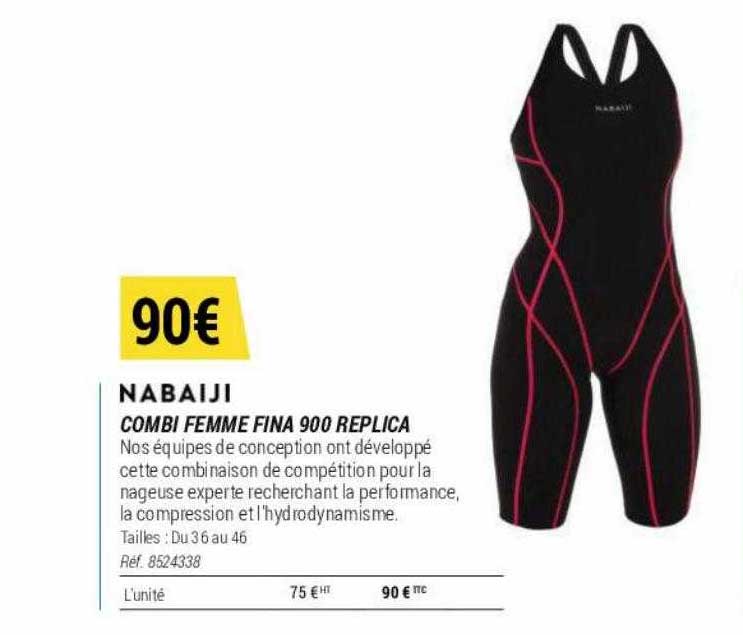 combi femme fina 900 replica nabaiji