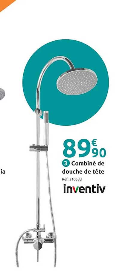 Combiné De Douche De Tête Inventiv