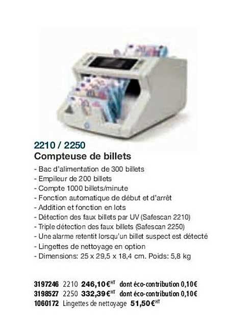 compteuse de billets