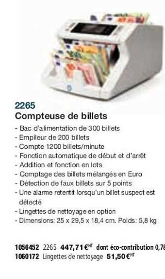 compteuse de billets