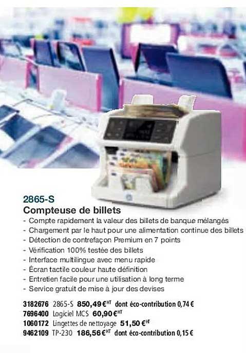 compteuse de billets