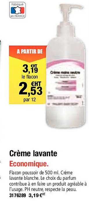 crème lavante