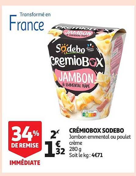 Crémiobox Sodebo