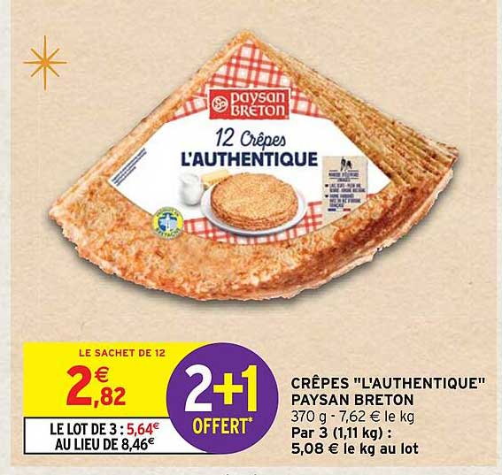 crêpes "l'authentique" paysan breton