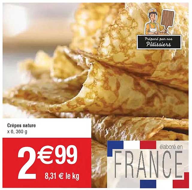 Crêpes Nature