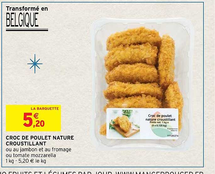Croc De Poulet Nature Croustillant