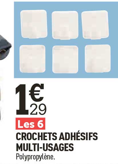 Crochets Adhésifs Multi-usages