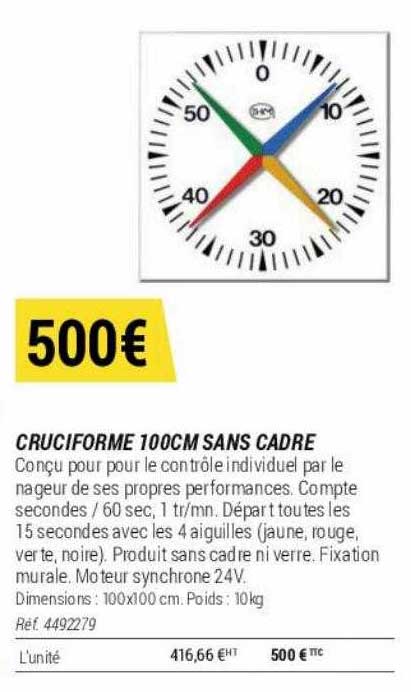 cruciforme 100 cm sans cadre