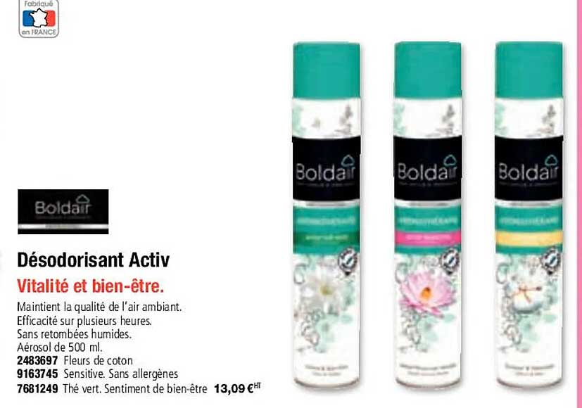 Désodorisant Activ Boldair