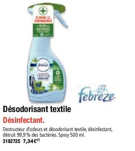 désodorisant textile febreze
