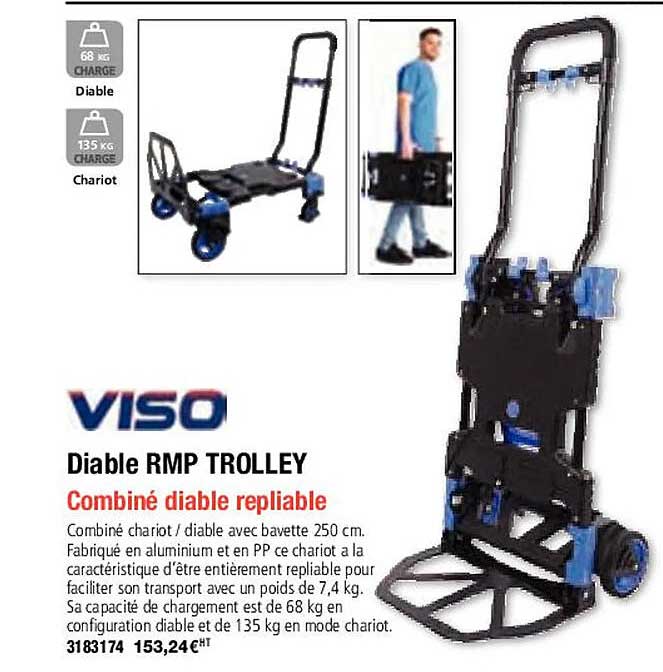 diable rmp trolley viso