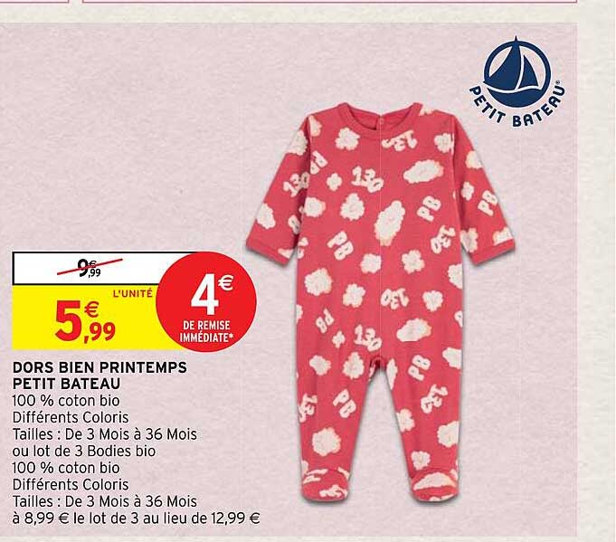 dors bien printemps petit bateau
