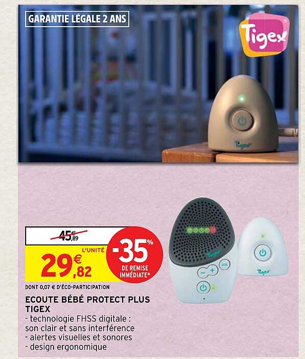 écoute bébé protect plus tigex