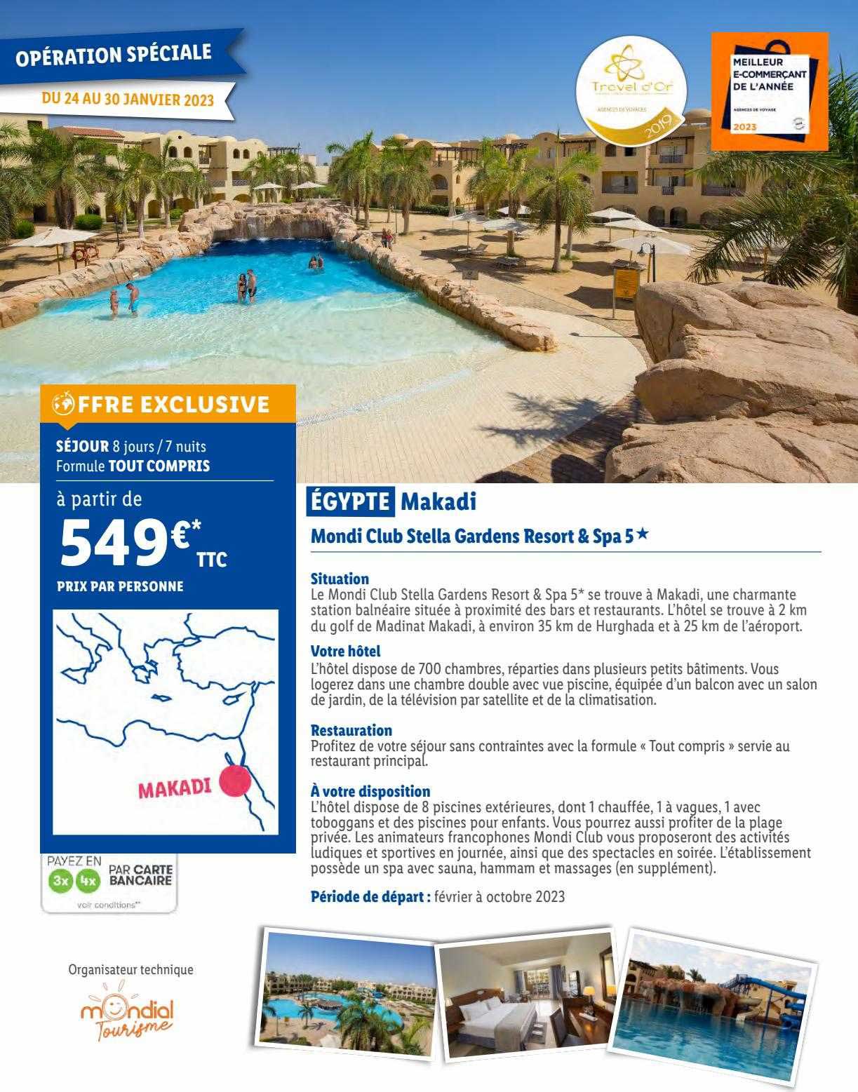 égypte makadi mondi club stella gardens resort & spa 5