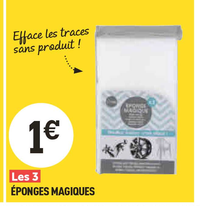 éponges magiques