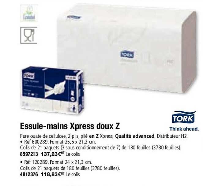 essuie-mains xpress doux z