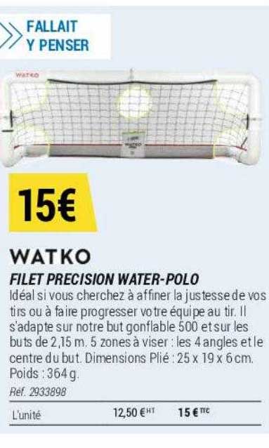 filet précision water-polo watko