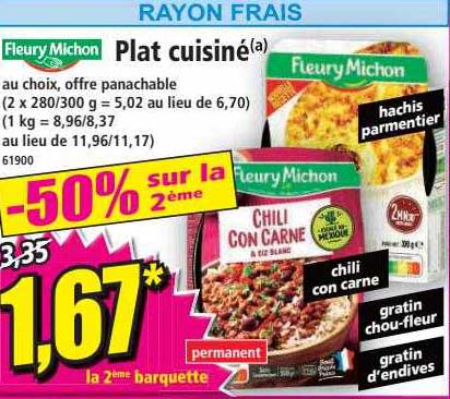 fleury michon plat cuisine