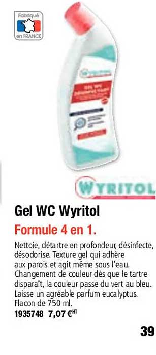 Gel Wc Wyritol