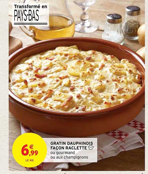 gratin dauphinois façon raclette