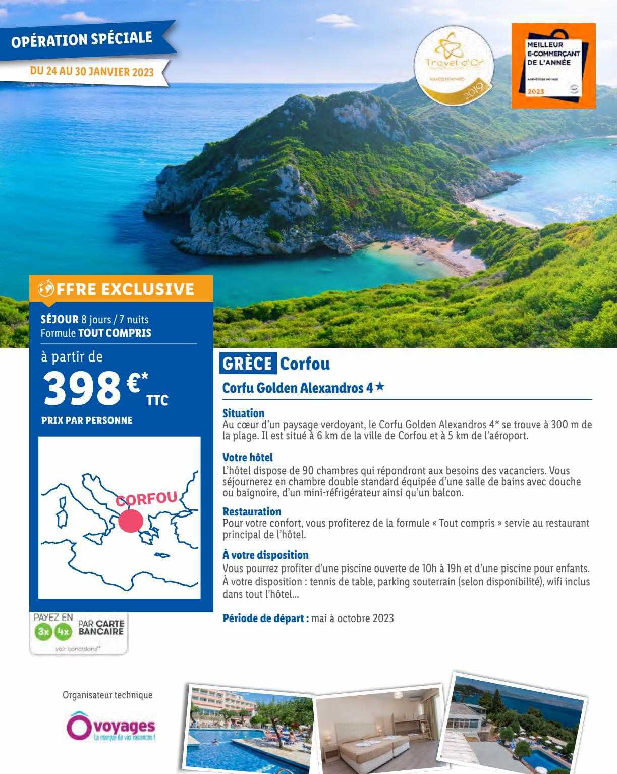 grèce corfou corfu golden alexandros 4