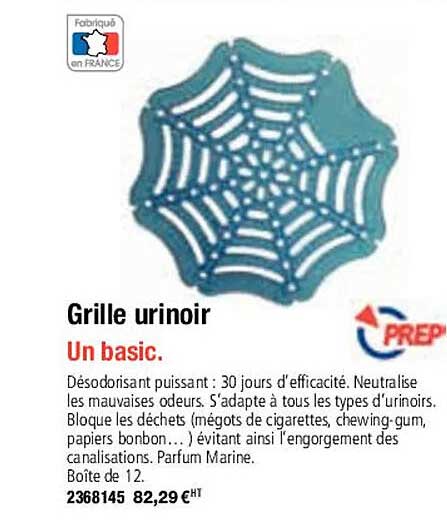 grille urinoir