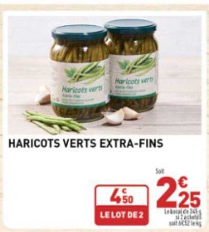 haricots verts extra-fins